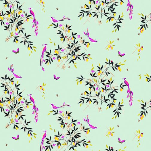 Bird & Trellis Wallpaper – Tipperary Textiles